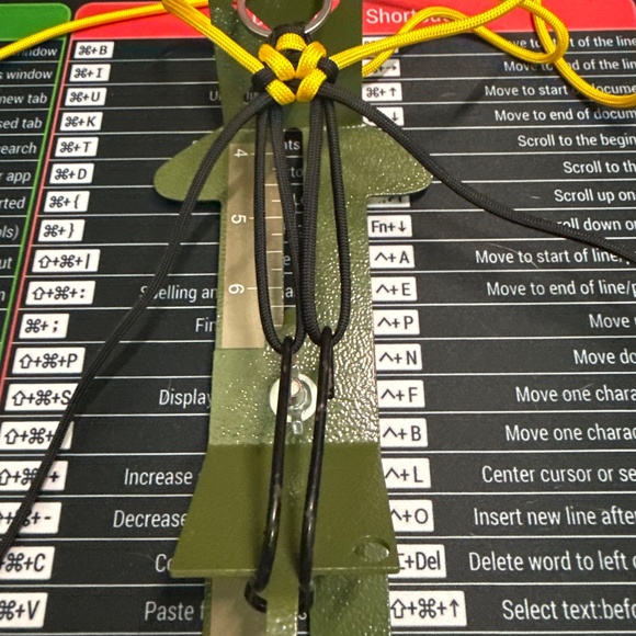 "Hive Guardian" Paracord Key Fob - Picture 2 of 2